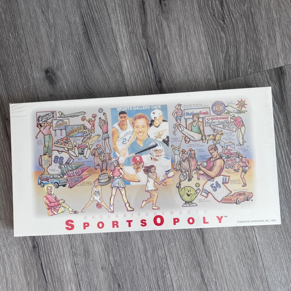 Vintage Board Game - Sportsopoly Dallas/Fort Worth